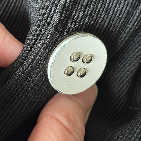 Nuvula black contrast fabric shirt blouse - Picture 10 of 14